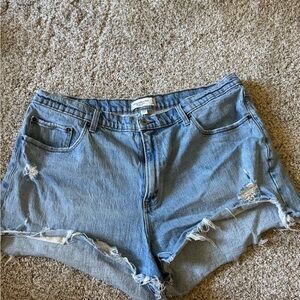 Abercrombie & Fitch Light Blue Jean Shorts